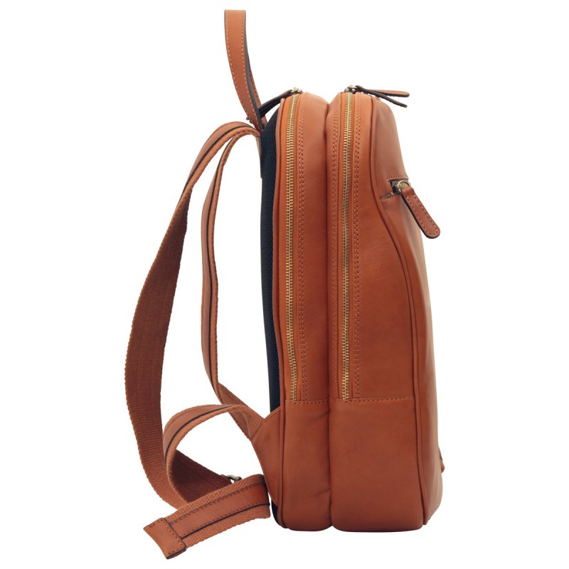 Leather backpack "Malbork" C