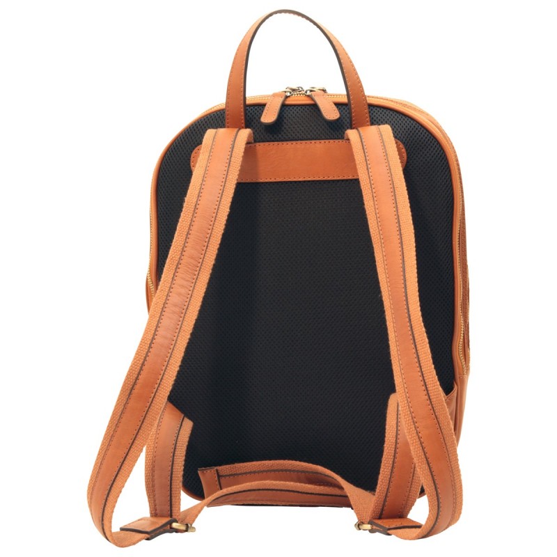 Leather backpack "Malbork" C