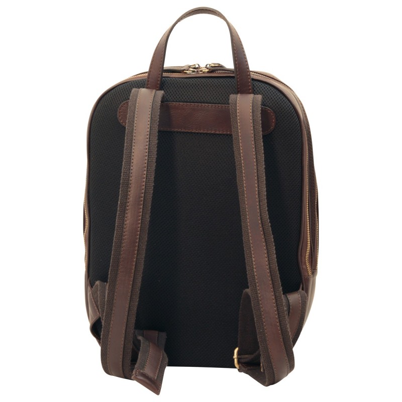 Leather backpack "Malbork" DB