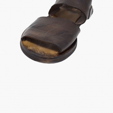 Leather man sandal "Napoli"