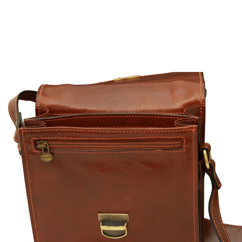 Leather Man bag "Gniew" B