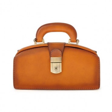 Woman leather bag with key...