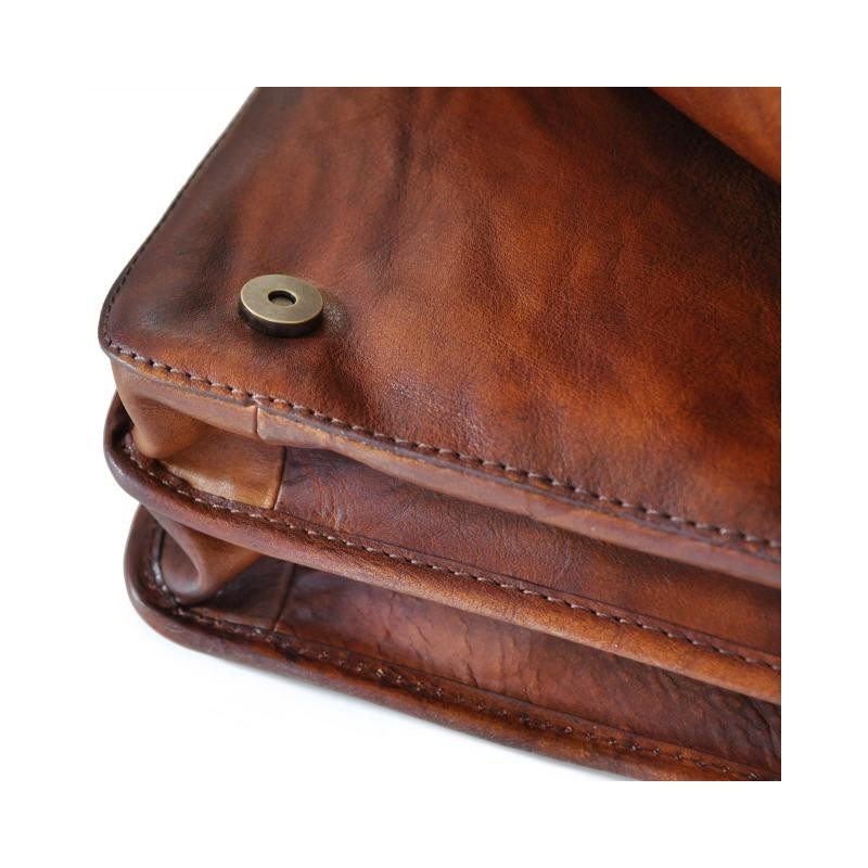 Leather shoulder bag "Val D'Orcia"