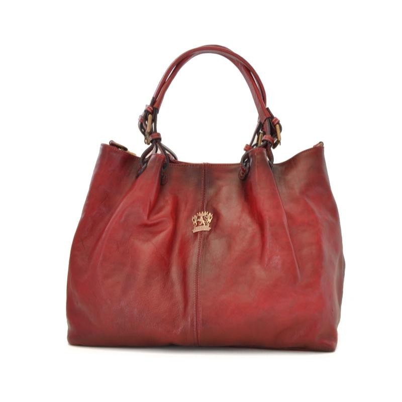 Classic leather shopper bag "Collodi" B168