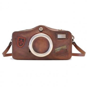 Exclusive leather camera bag  woman. "Fotocamera"