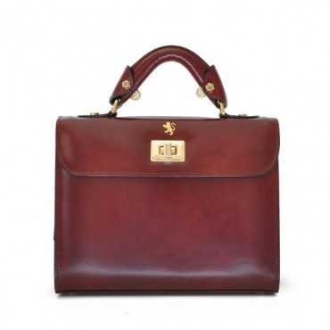 Leather Lady bag "Lucignano...