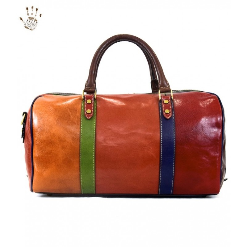 Leather Travel bag "Ginestra MC"