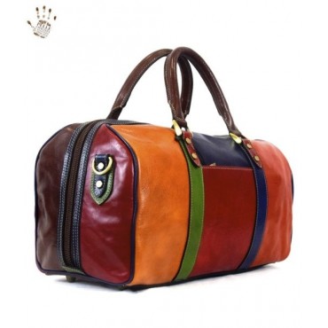 Leather Travel bag "Ginestra MC"