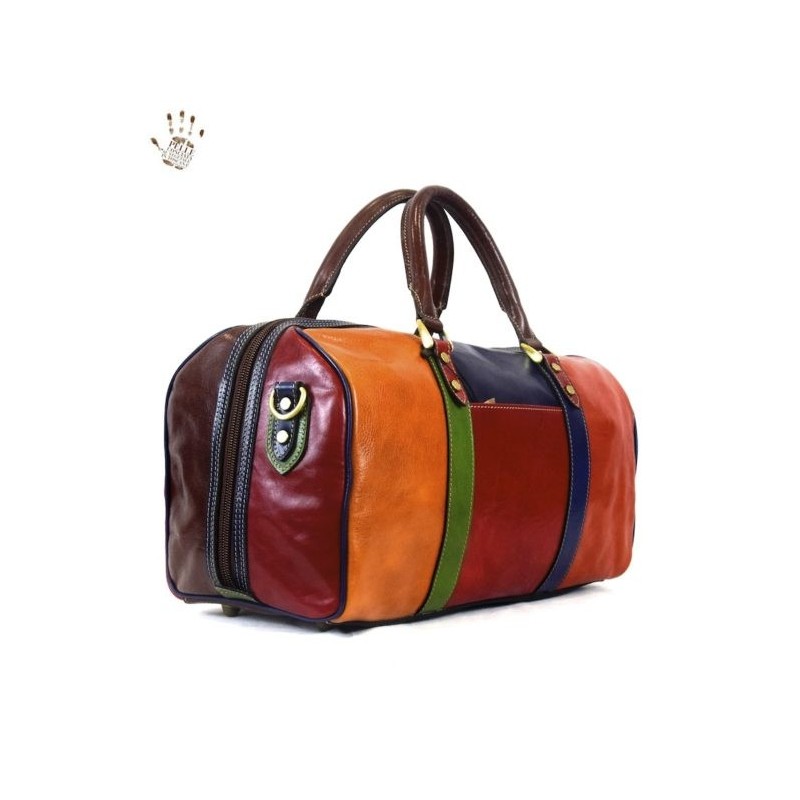 Leather Travel bag "Ginestra MC"