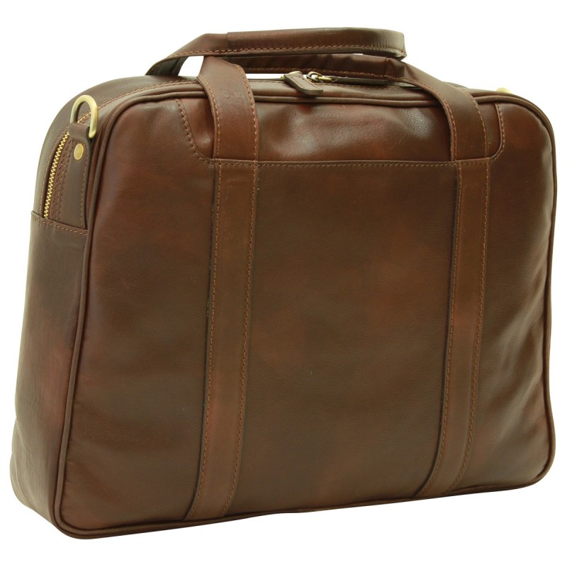 Leather Woman Briefcase "Wadowice"