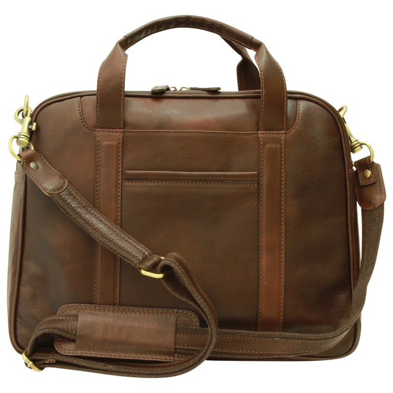 Leather Woman Briefcase "Wadowice"