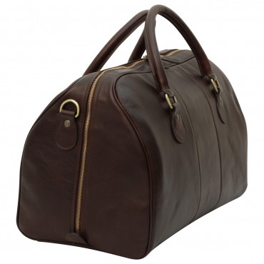 Leather duffel bag "Katowice" DB
