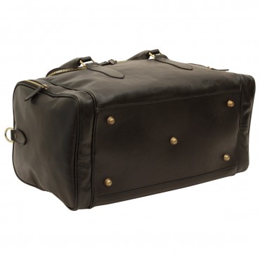 Leather travel bag "Arno" BL