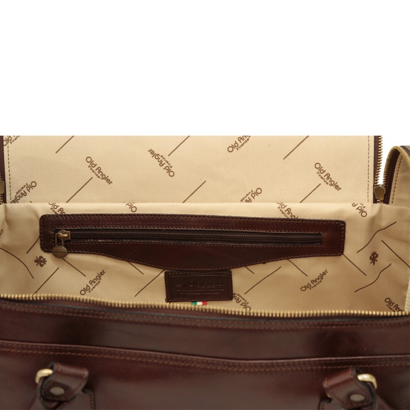 Leather travel bag "Arno" DB