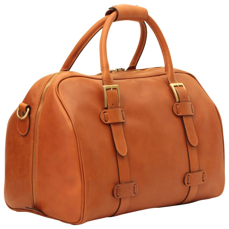 Leather duffel bag "Kościan" C