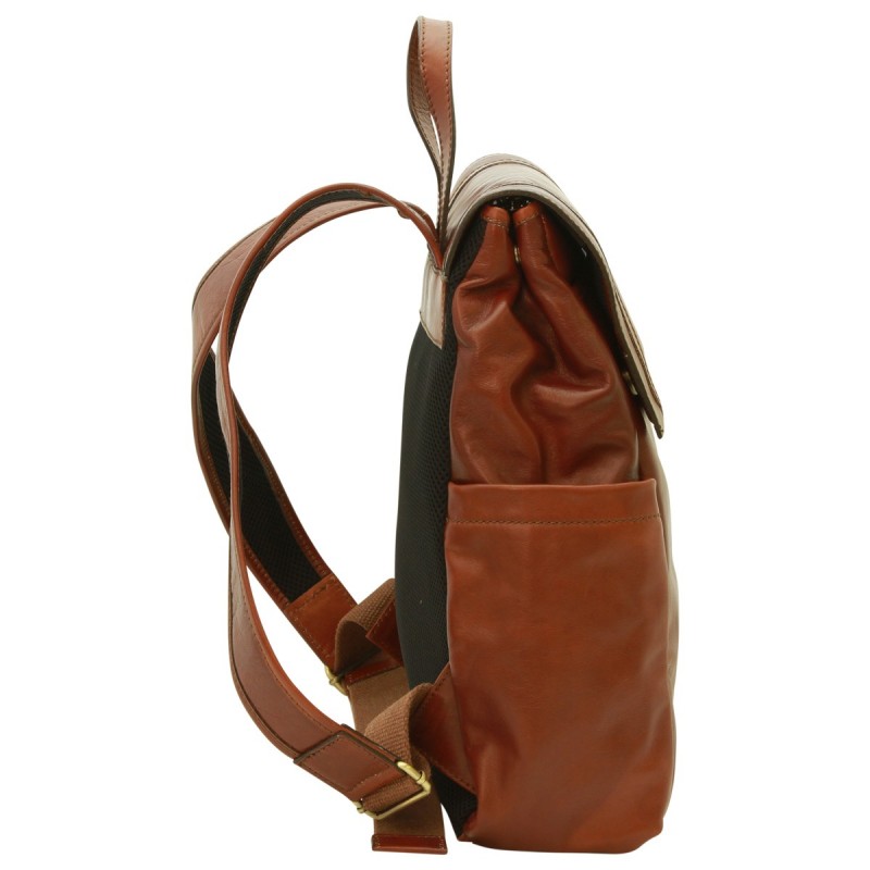Leather backpack "Leszno" B