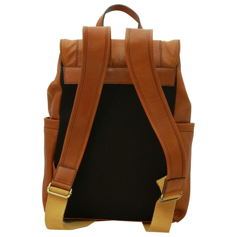 Leather backpack "Leszno" C