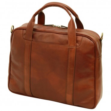 Leather Woman/Man Briefcase "Wadowice"