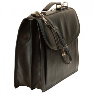 Leather Woman/Man Briefcase "Dresden"