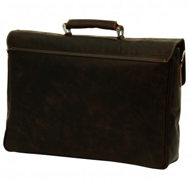 Leather Unisex Briefcase...