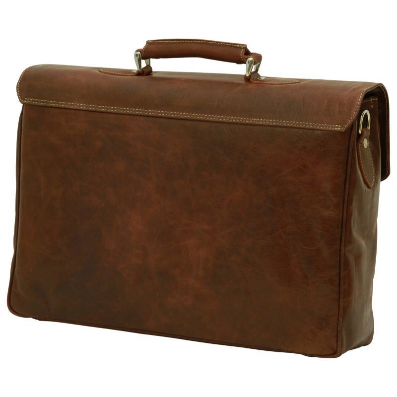 Leather Unisex Briefcase "Brandeburger"