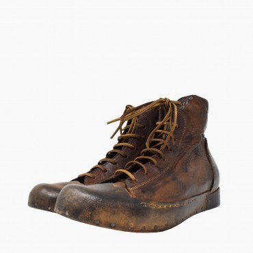 Leather man shoes "Sneaker I World War" AL