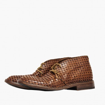 Leather men shoes "Polacchino fori" MI