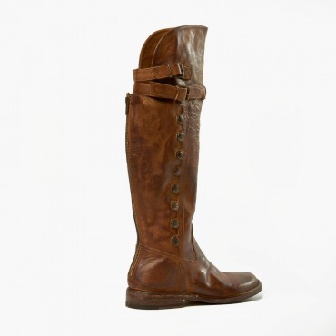Leather Woman boot "Montenero"