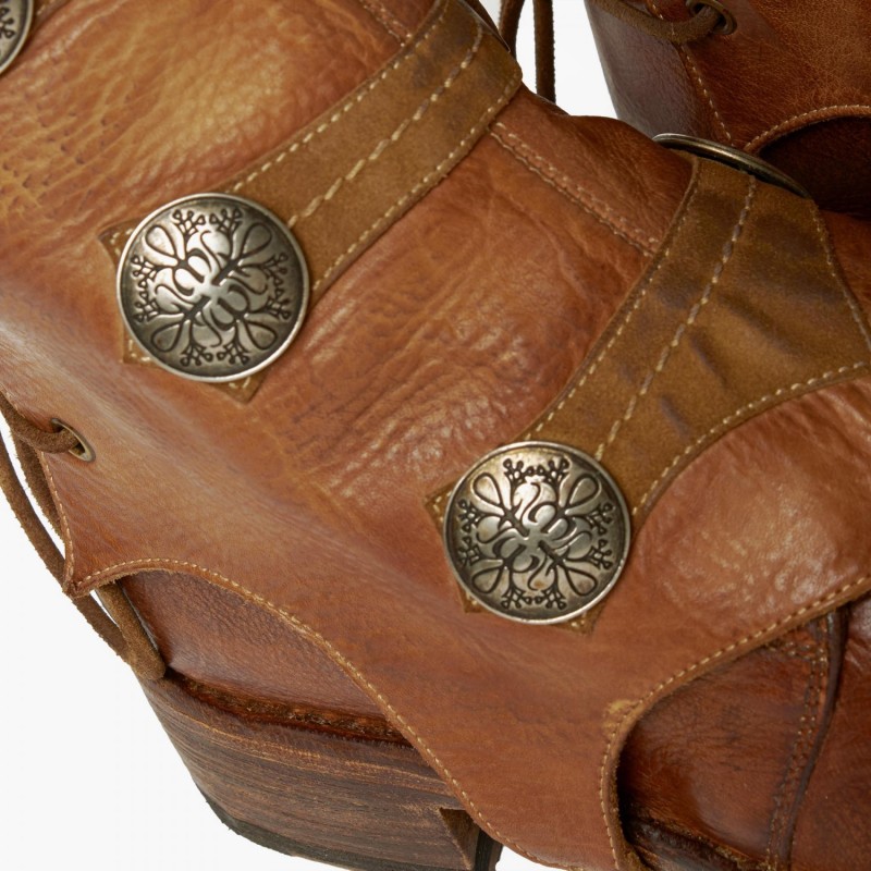 Leather spats "Ghette Bottoni" MI