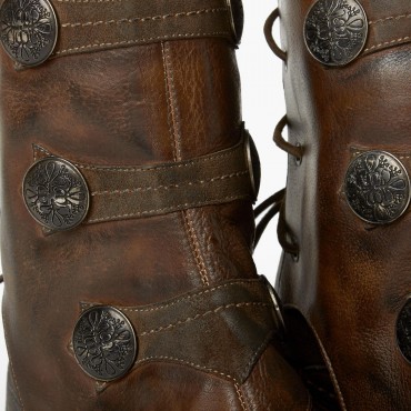 Leather spats "Ghette Bottoni" BC
