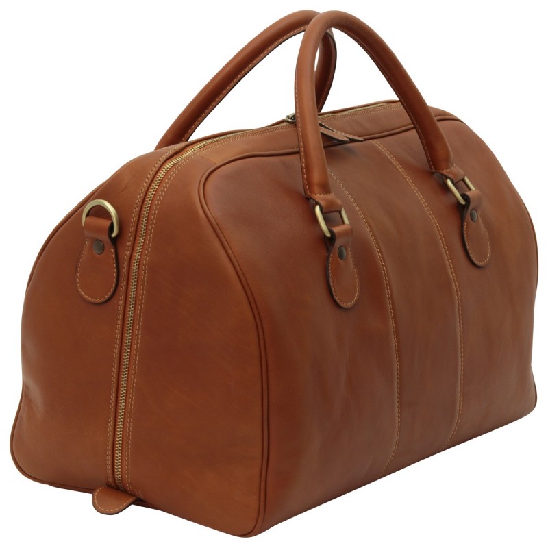 Leather duffel bag "Katowice" C