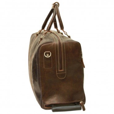 Soft Calfskin Leather Duffel Bag "Tarnów" BC