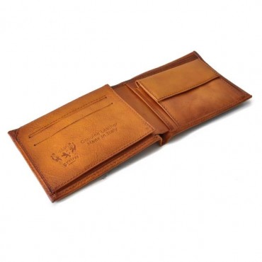 Leather Man Wallet "Giardino di Archimede"