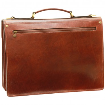 Leather Woman/Man Briefcase...
