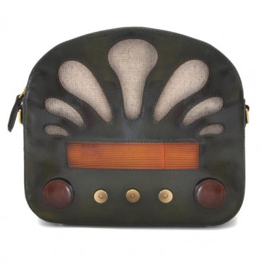 Leather Lady bag "Radio Days" S436