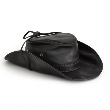 Leather hat one "Cagliostro"
