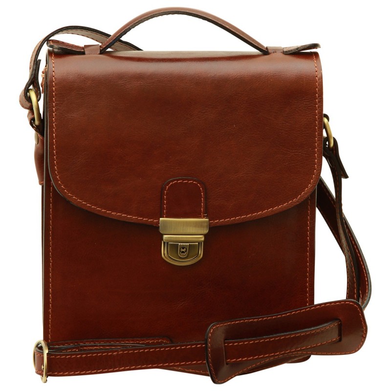 Leather Man bag "Gniew" B