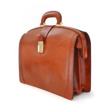 Leather laptop Briefcase "Brunelleschi" R120/37