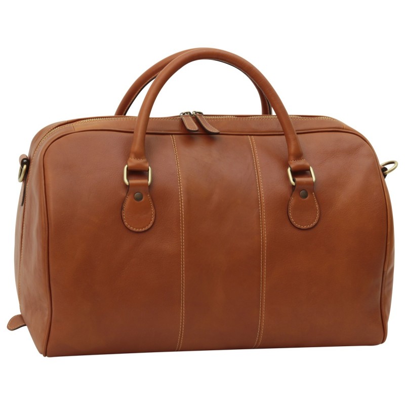 Leather duffel bag "Katowice" C