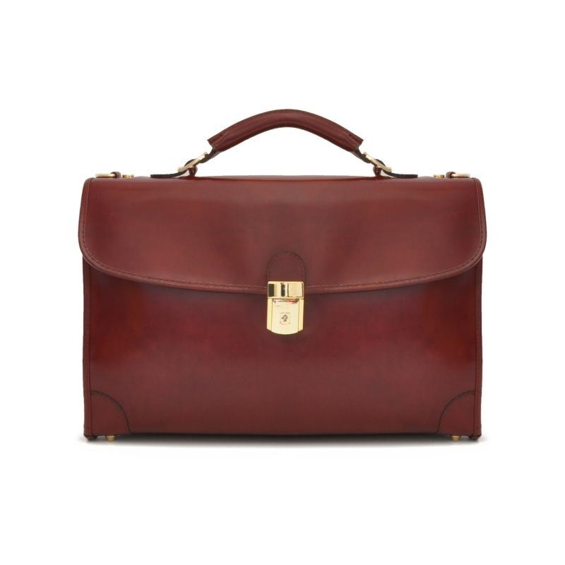 Leather briefcase "Leccio" R113