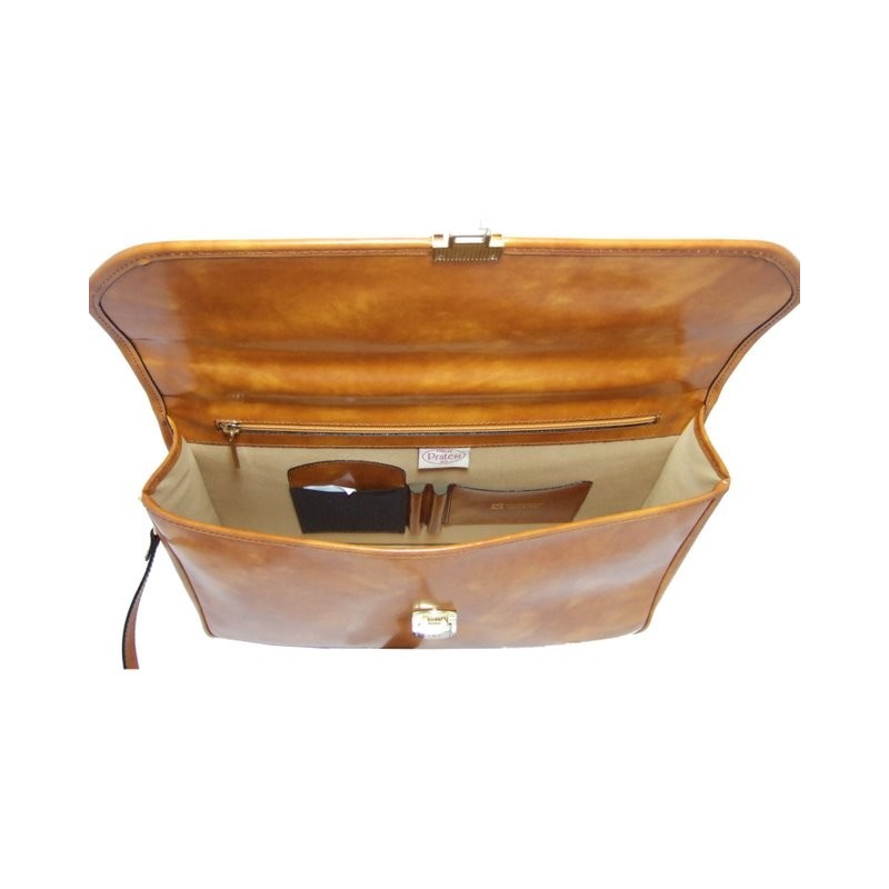 Leather briefcase "Piccolomini" R604