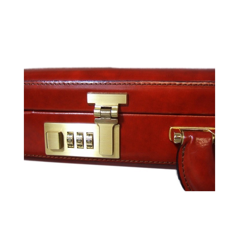 Leather briefcase 24 H "Federico da Montefeltro"