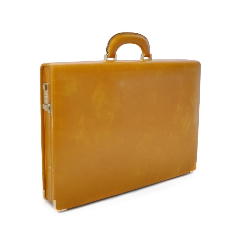 Leather briefcase 24 H "Machiavelli Slim"