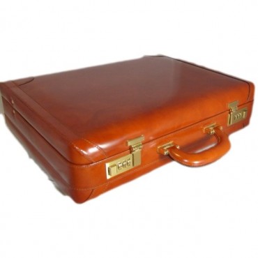 Leather briefcase 24 H...