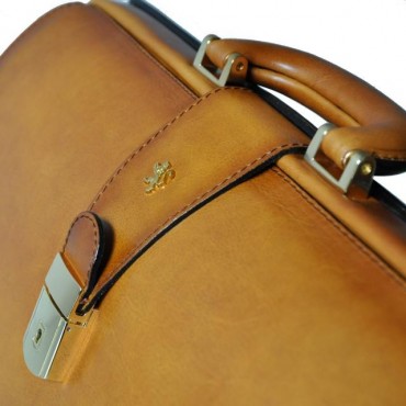 Leather briefcase "Leonardo" S525G