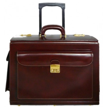 Leather Briefcase "Arnolfo...