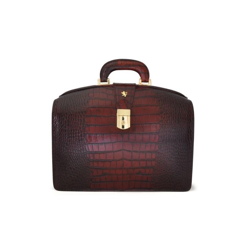 Leather briefcase "Brunelleschi" K120-37