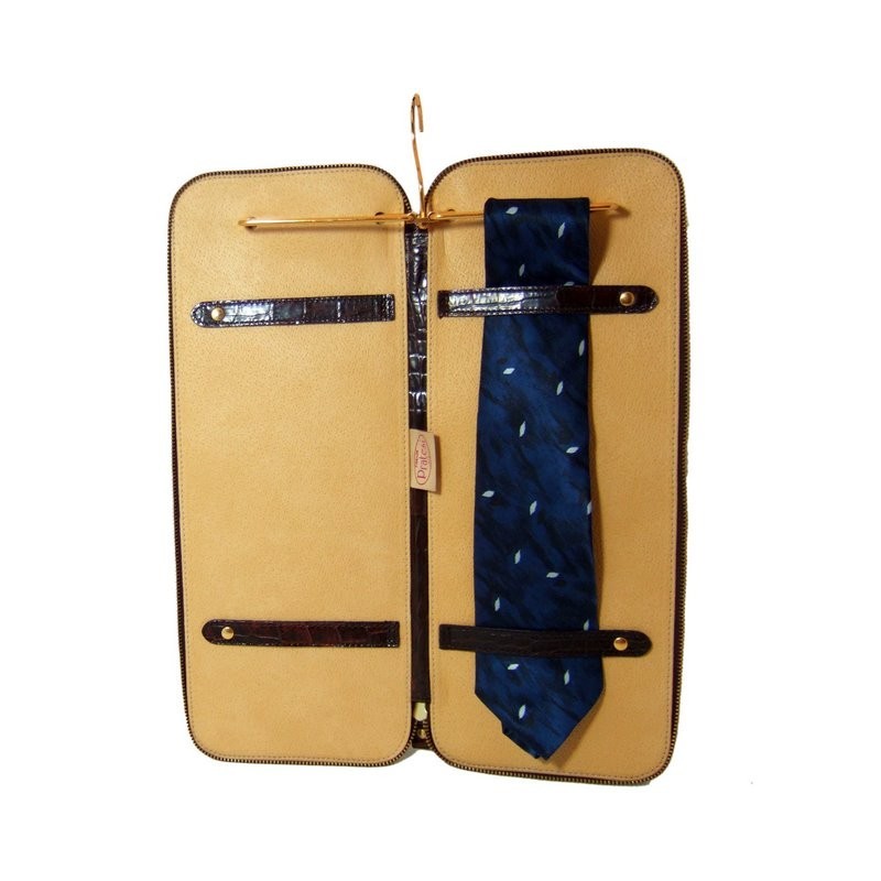 " Leather Tie case Buontalenti" C012