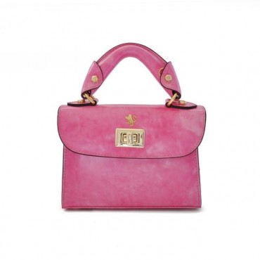 Small and elegant leather woman handbag. "Lucignano" R280/20