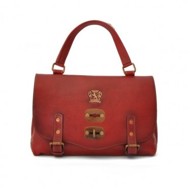 Leather Lady bag "Castell'Azzara" B162-P